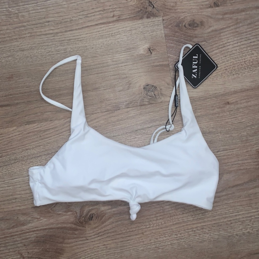 White Bathing Suit Top